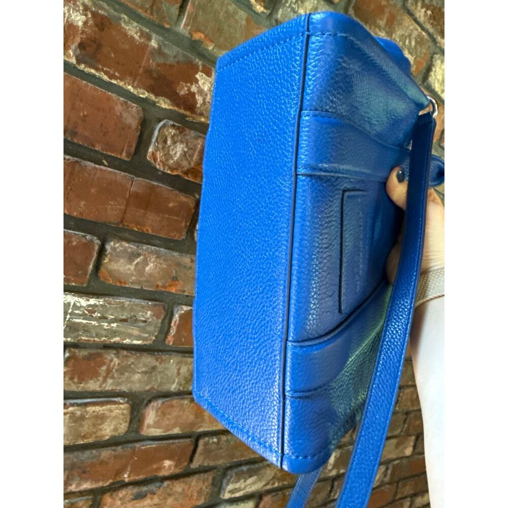 Marc Jacobs The Leather Small Tote Bag - Cobalt/Blue Sea - Picture 11 of 13